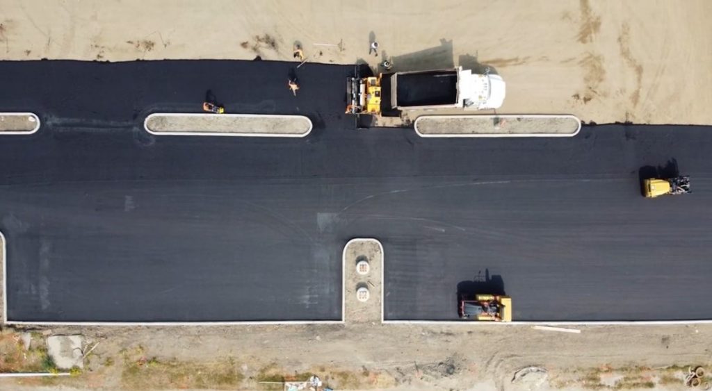 Commercial paving