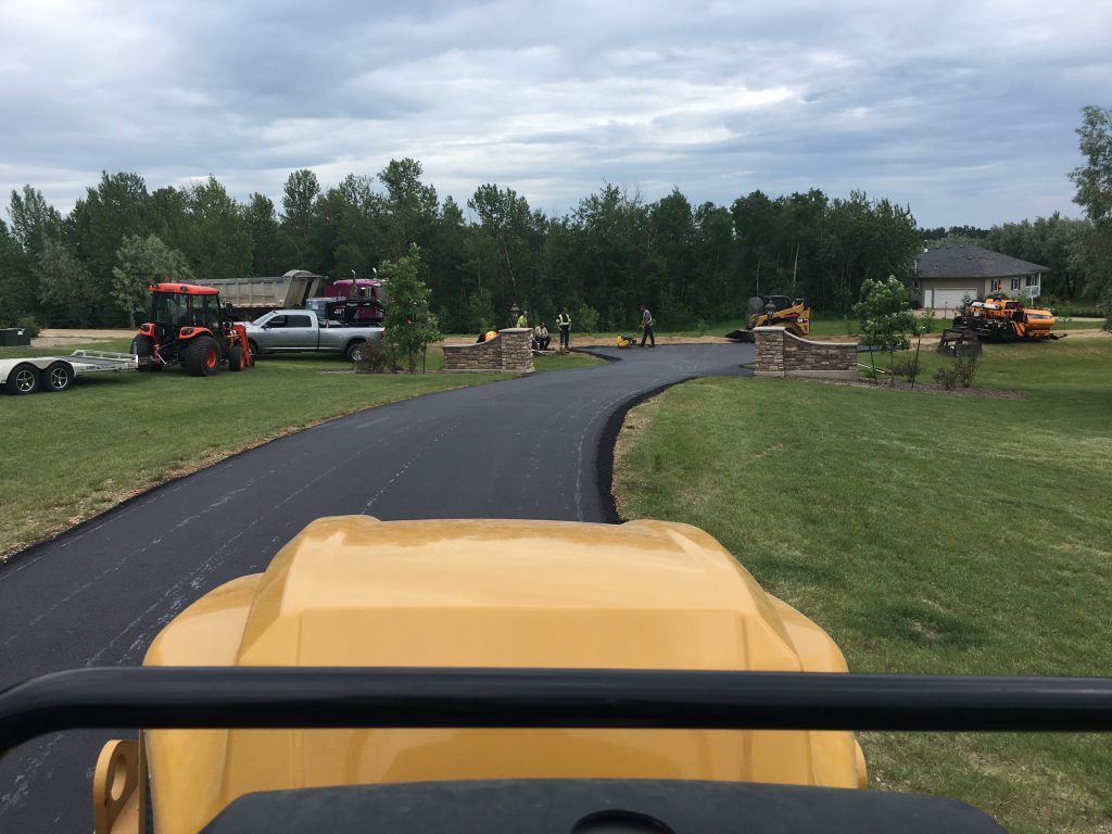 Driveway paving